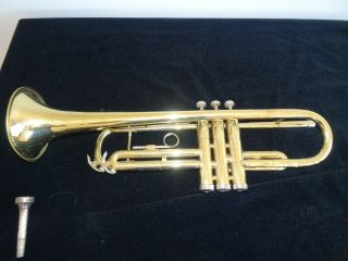Vintage Conn Trumpet Case and Mouthpiece Parts Repair 2