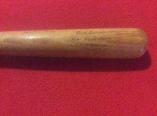 Vintage Adriodack Big Stick Flame Tempered Henry Aaron Wood Bat 34” 33 Oz