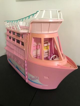 HTF Vintage BARBIE VACATION TROPICAL CRUISE SHIP Party Yacht Boat & Accessories 2