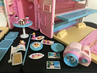 HTF Vintage BARBIE VACATION TROPICAL CRUISE SHIP Party Yacht Boat & Accessories 6