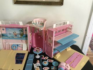 HTF Vintage BARBIE VACATION TROPICAL CRUISE SHIP Party Yacht Boat & Accessories 7