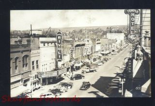Rppc Pendleton Oregon Downtown Street 1940 