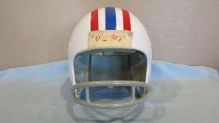 Vintage Houston Oilers Rawlings Large Football Helmet 3