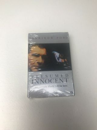 Video 8 Movie Presumed Innocent Harrison Ford 1991 Tape Vtg Cassette Video