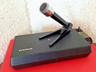 Grundig Gdm 313 Vintage German Retro Microphone 1970 S