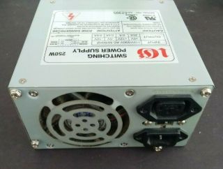 Vintage 250W PC Switching Power Supply with Power Switch 2