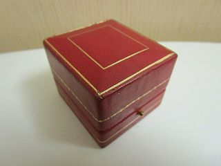 Vintage Cartier Ring Box.  2 1/2 " X 2 1/4 " X 1 3/4 "