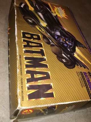 Vintage Toy Biz 1989 Batman Movie Batmobile Box VTG DC Comics No Rocket 2