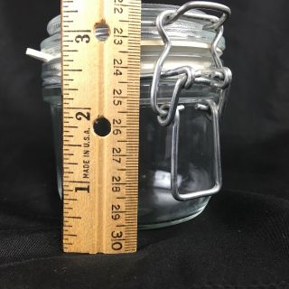 Vintage Fido Canning Storage Jar Collectible Older Jar Made In Italy Glass