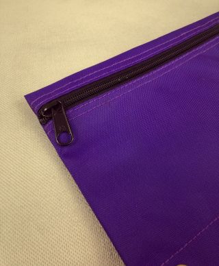 Vintage 1995 Nike Purple 3 Ring Pencil Case Pouch For Binder 3