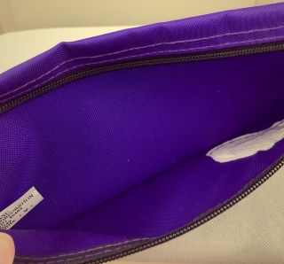 Vintage 1995 Nike Purple 3 Ring Pencil Case Pouch For Binder 5