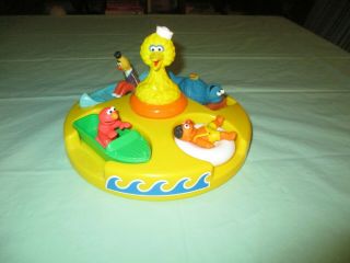 Vintage Tyco Sesame Street Tub Float Puzzle,  Elmo,  Cookie,  Big Bird,  Bert,  Ernie