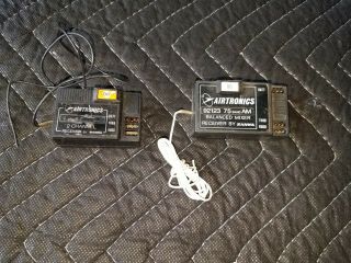 2 Vintage Rc Racing Grade Airtronics Sanwa Receiver 27 & 75mhz Am 2 Channel