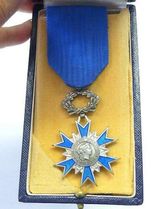Vintage French National Order Of Merit Medal Arthus Bertrand France