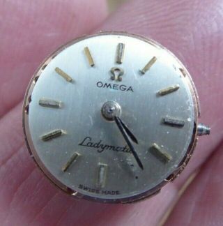 Vintage Omega 17 Jewels Cal 661 Wristwatch Movement