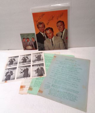 Vtg 1966 Man From U.  N.  C.  L.  E.  Uncle Inner Circle Fan Club Kit Letters,  Photos