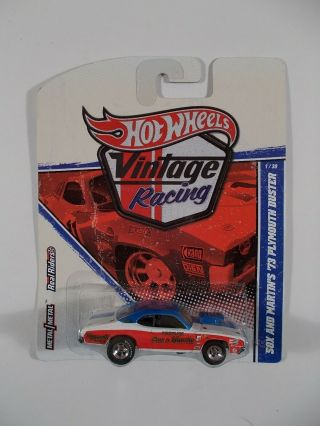 Hot Wheels 1/64 Vintage Racing Sox And Martin ’73 Plymouth Duster