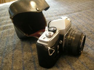 Vintage Minolta Sr - 7 Film Camera 35 Mm W/ Lens And Case Japan Very Good 2192148