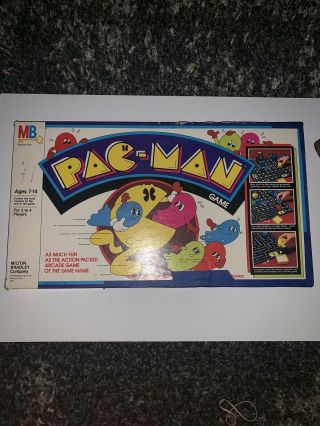 Vintage Pac - Man And Ms.  Pac - Man Board Games 1980 1982