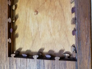 3 Layers Vintage Teak Wood Puzzle Hand Crafted & Signed by G.  Frye Weaver 1987 2