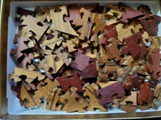 3 Layers Vintage Teak Wood Puzzle Hand Crafted & Signed by G.  Frye Weaver 1987 4