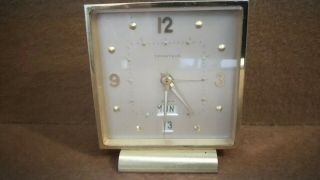 Vintage Tiffany & Co 8 Day Travel/ Desk Clock Swiss Made.