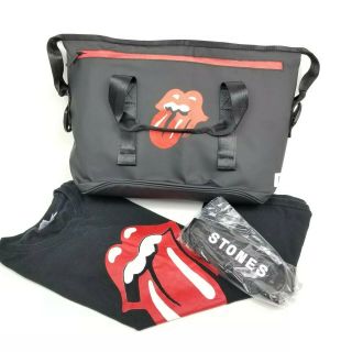 2019 Rolling Stones No Filter Tour Bag Cooler Merch Bundle Vintage T - Shirt Sz Lg