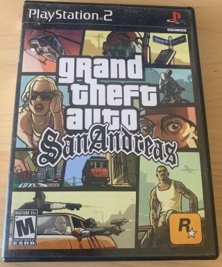Ps2 Vintage Grand Theft Auto: San Andreas Gta Part Of Trilogy - Complete Game