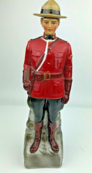 Vintage 1961 Mounted Police Mounty Mountie Canadian Mist Whiskey Decanter Sc