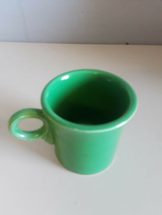 Vintage Fiesta Homer Laughlin Green Hlc Coffee Mug