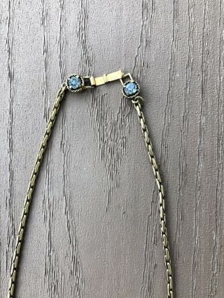 Hollycraft Vintage Necklace 1950’s Gorgeous Light Blue. 3