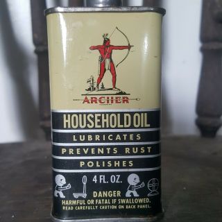 Vintage Archer Household Oil Handy Oiler