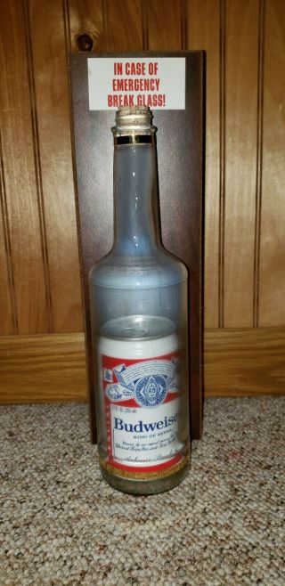 Vintage Budweiser Beer Bar Sign.