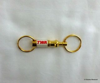 Twa Gold Keychain - Vintage - Rare - - One Of A Kind Item