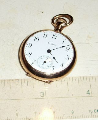 Elgin Antique American Pocket Watch Good Runner Grade 319 Circa 1907