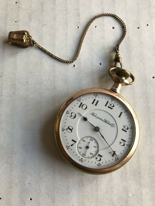 Antique Hampden Watch Co.  17 Jewels Gold Filled Pocket Watch