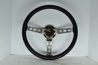 Vintage Gm 3 Spoke 15.  5 " Steering Wheel Rat Rod Dune Buggy Black