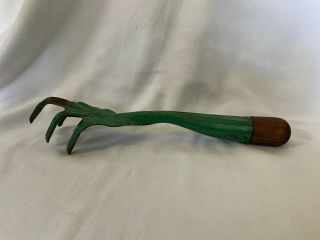 Vintage Garden Hand Rake Trowel Tool