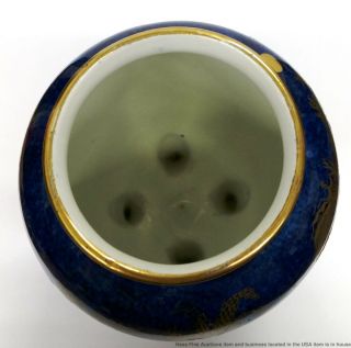Vintage Carlton Ware Kang Hsi 2021 Art Deco Enamel Porcelain Censer Jar 6
