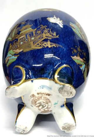 Vintage Carlton Ware Kang Hsi 2021 Art Deco Enamel Porcelain Censer Jar 8