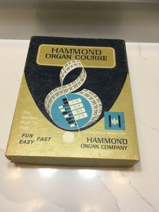 Vintage Hammond Organ Course 1966 Box Manuals Arrangements Guides