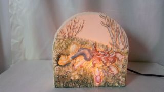 Vintage Disney Winnie The Pooh Ceramic Night Light By Charpente Stuck In A Hole