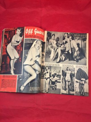Vtg Whisper Mag V3 3 1953 Peter Driben Bettie Page Heels Risqué Girlie Pinups 3