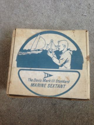 Vintage Davis Mark 3 Iii Standard Marine Sextant