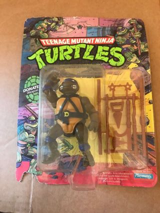 Vintage 1988 Tmnt Teenage Mutant Ninja Turtles Donatello Figure -