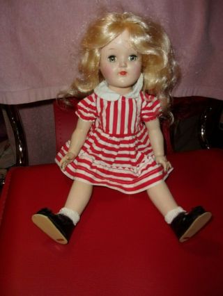 15 " Platinum Blonde Toni Doll Ideal Toy Corp.  P - 91 Usa