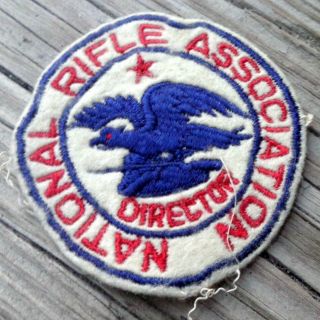 Nra National Rifle Association Director 3 " Red White Blue Felt Patch