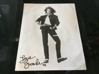 Brooke Shields American Actress Hand Signed In Ink 8x10 Publicity Photo Vintage