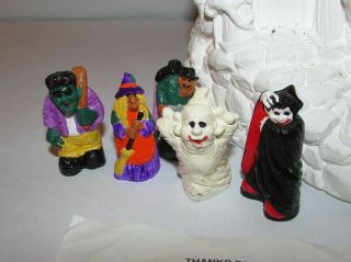 Vintage Wee Crafts Accents Unlimited Halloween Monster Haunted Mansion 4