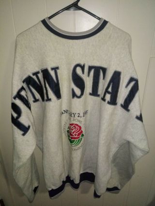 Vintage Penn State 1995 Rose Bowl Sweatshirt Mens Xl